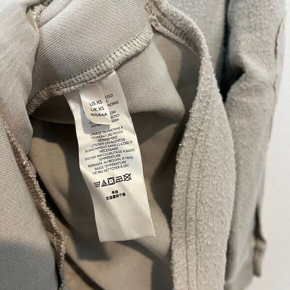 Free People Beige Gray Fleece Oversized Button Down Ruby Jacket Women's Size XS - Picture 6 of 7